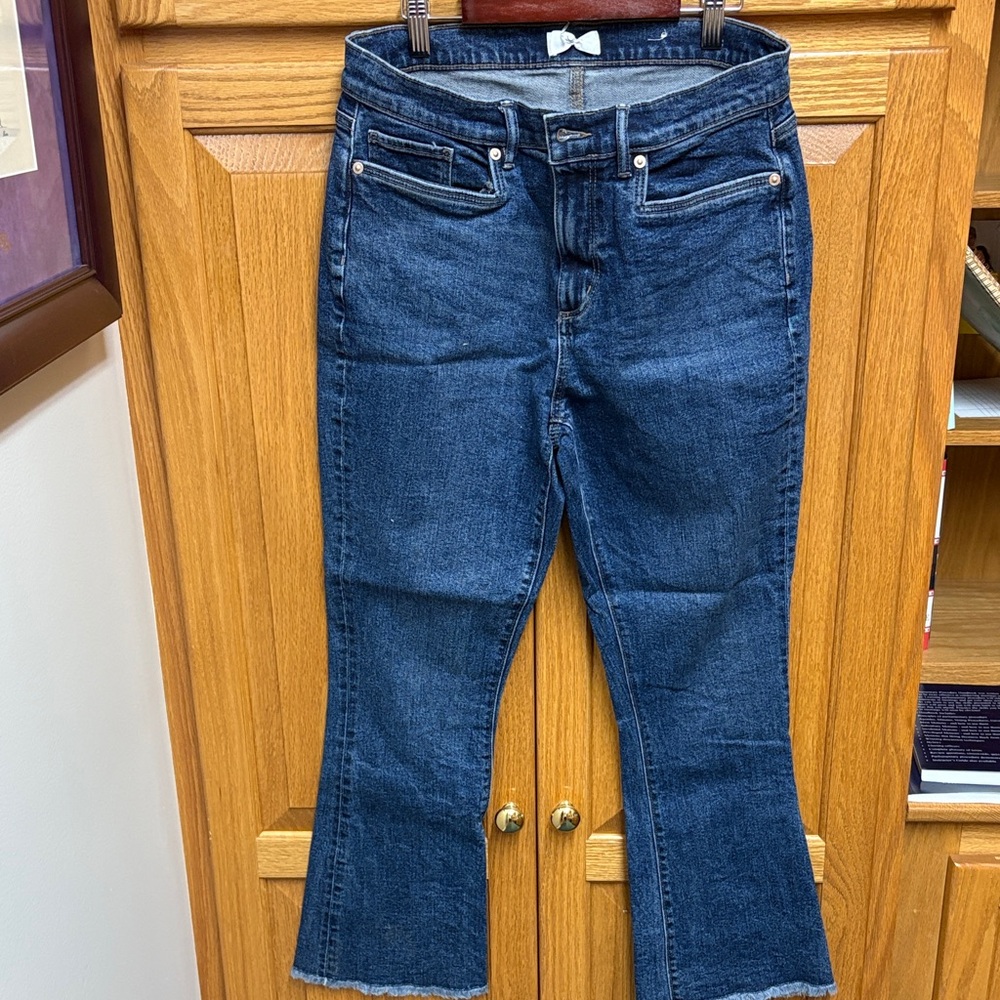 LOFT Dark Blue Flare Jeans